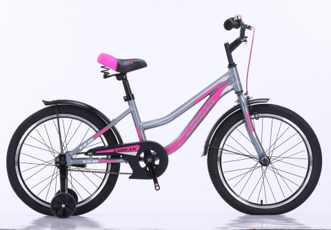 LORAK JUNIOR 20 Girl Black Матовый Серый/Розовый