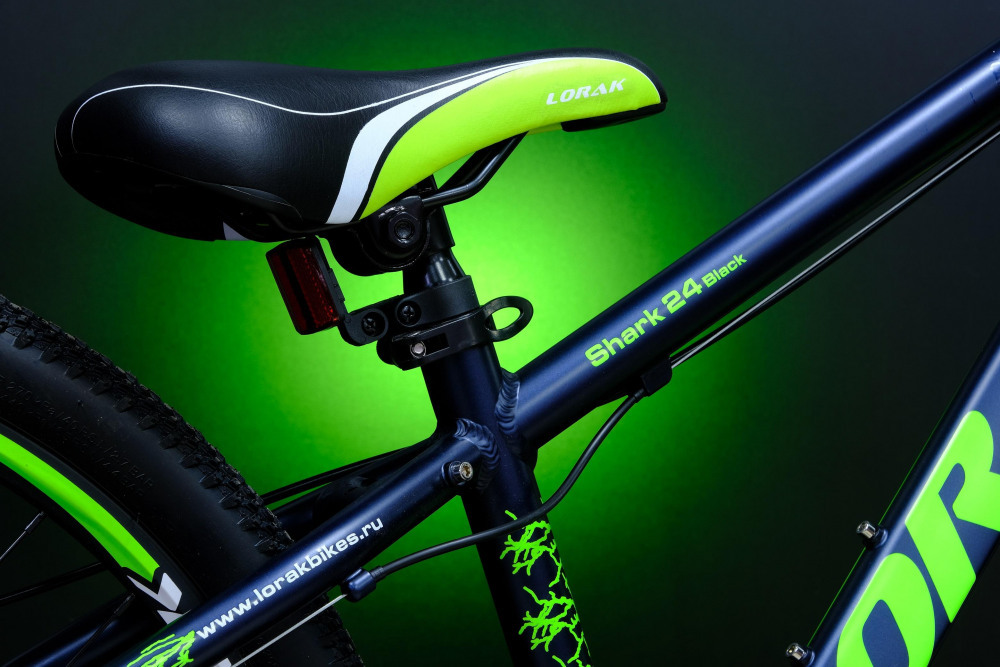 Lorak Shark 24 Black Матовый Синий/Зелёный