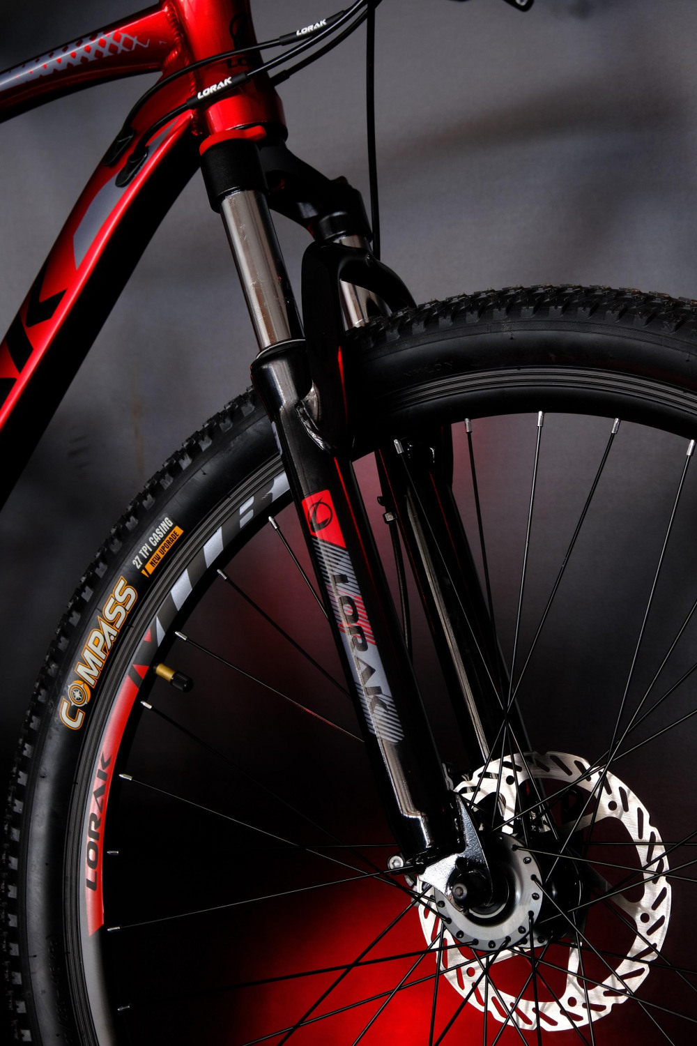 Lorak M-04 Prom Красный/Чёрный 21р (на рост 183-190)