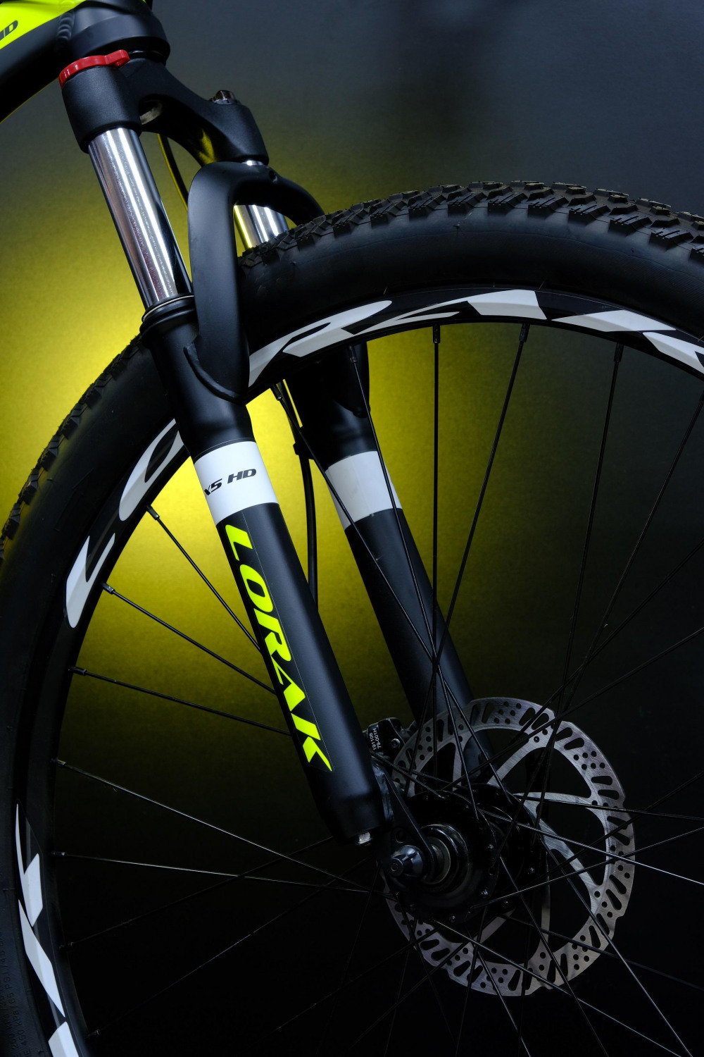 Lorak LX5 HD Матовый Чёрный/Жёлтый рама 21 (на рост 183-190)