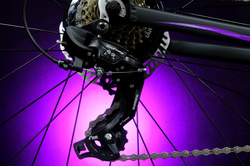 Lorak Glory 2000 Матовый Чёрный/Фиолетовый рама 17 (на рост 155-173)