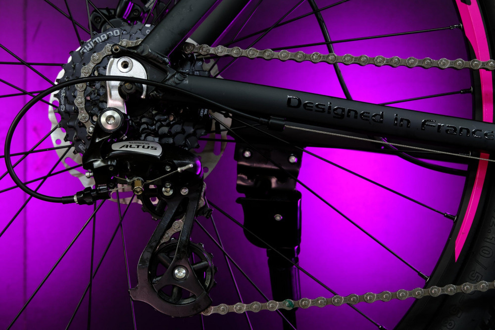 LORAK GLORY 300 8 sp Матовый Чёрный/Розовый 15р (на рост 141-160)