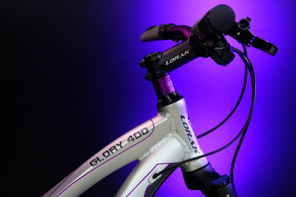 LORAK GLORY 400 9 sp Матовый Серебристый/Фиолетовый 19р (на рост 171-182)